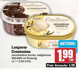 AEZ Langnese Cremissimo Angebot