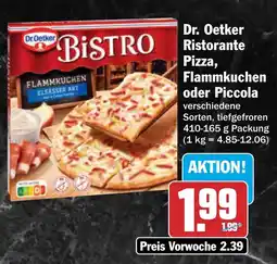 AEZ Dr. Oetker Ristorante Pizza, Flammkuchen oder Piccola Angebot