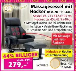 Norma Massagesessel mit Hocker Angebot