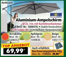 Norma Aluminium- Ampelschirm Angebot