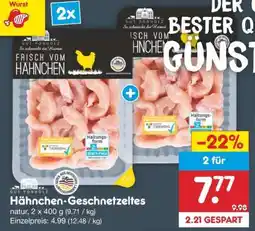 Netto Marken-Discount Hähnchen Geschnetzeltes Angebot