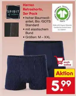 Netto Marken-Discount Herren Retroshorts, 2er Pack Angebot