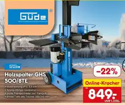 Netto Marken-Discount Holzspalter GHS 500/8TE Angebot