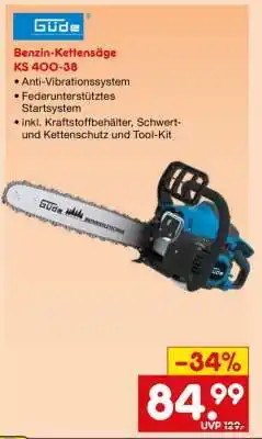 Netto Marken-Discount Benzin-Kettensäge KS 400-38 Angebot