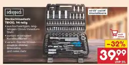Netto Marken-Discount Steckschlüsselsatz TB100, 94-teilig Angebot