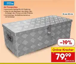 Netto Marken-Discount Alu Transportbox Angebot