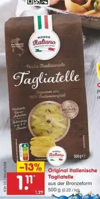 Netto Marken-Discount Original italienische Tagliatelle Angebot