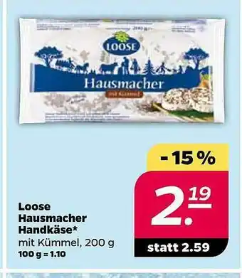 NETTO Loose Hausmacher Handkäse Angebot