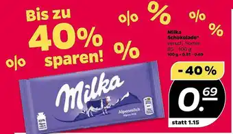 NETTO Milka Schokolade Angebot