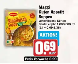 AEZ Maggi Guten Appetit Suppen Angebot