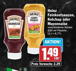 AEZ Heinz Feinkostsaucen, Ketchup oder Mayonnaise Angebot
