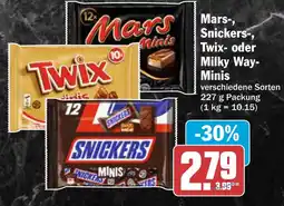 AEZ Mars-, Snickers-, Twix- oder Milky Way- Minis Angebot