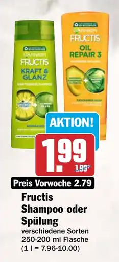 AEZ Fructis Shampoo oder Spülung Angebot