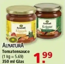 Multi Markt ALNATURA Tomatensauce Angebot
