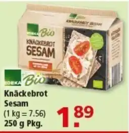 Multi Markt EDEKA Bio Knäckebrot Angebot