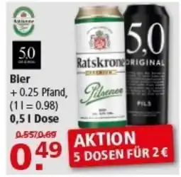 Multi Markt Ratskrone, 5.0 Bier Angebot