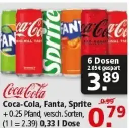 Multi Markt Coca-Cola, Fanta, Sprite Angebot