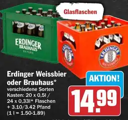 AEZ Erdinger Weissbier oder Brauhaus Angebot