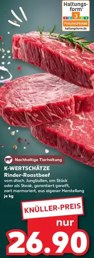 Kaufland K-WERTSCHÄTZE Rinder-Roastbeef Angebot