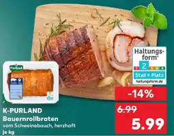 Kaufland K-PURLAND Bauernrollbraten Angebot