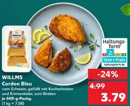 Kaufland WILLMS Cordon Bleu Angebot