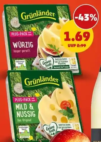 GRÜNLÄNDER Käsescheiben