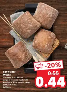 Kaufland Schweizer Weckli Angebot