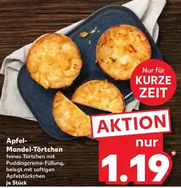 Kaufland Apfel- Mandel-Törtchen Angebot
