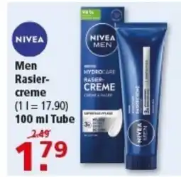 Multi Markt NIVEA Men Rasiercreme Angebot