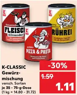 Kaufland K-CLASSIC Gewürzmischung Angebot