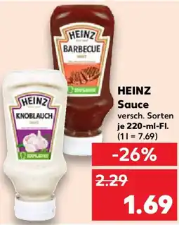 Kaufland HEINZ Sauce Angebot
