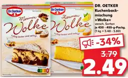 Kaufland DR. OETKER Kuchenbackmischung Wolke Angebot