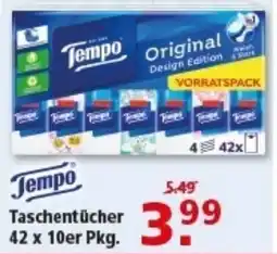 Multi Markt Tempo Taschentucher Angebot