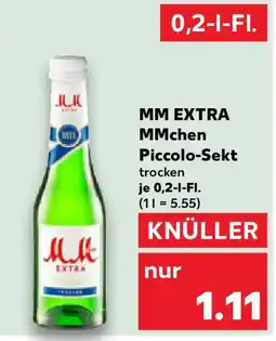 Kaufland MM EXTRA MMchen Piccolo-Sekt Angebot