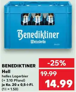 Kaufland BENEDIKTINER Hell Angebot