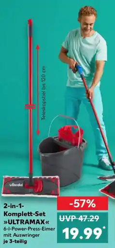 Kaufland vileda 2-in-1- Komplett-Set ULTRAMAX Angebot