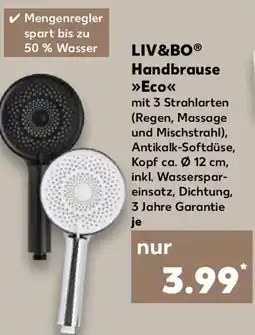 Kaufland LIV&BO Handbrause Eco Angebot