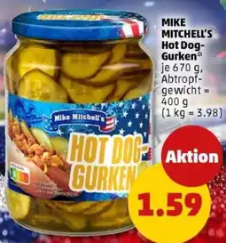 PENNY MIKE MITCHELL'S Hot Dog- Gurken Angebot