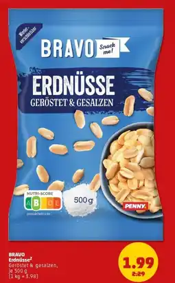 PENNY BRAVO Erdnüsse Angebot