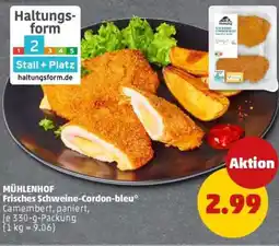 PENNY MÜHLENHOF Frisches Schweine-Cordonbleu Angebot