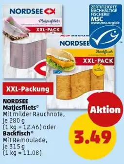 PENNY NORDSEE Matjesfilets oder Backfisch Angebot