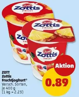 PENNY ZOTT Zottis Fruchtjoghurt Angebot