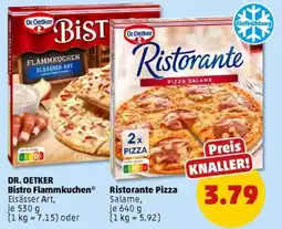 PENNY DR. OETKER Bistro Flammkuchen oder Ristorante Pizza Angebot
