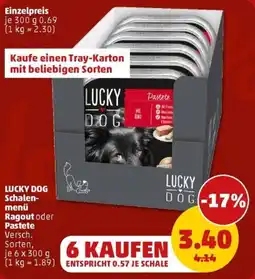 PENNY LUCKY DOG Schalenmenü Ragout oder Pastete Angebot