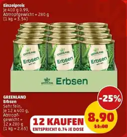 PENNY GREENLAND Erbsen Angebot