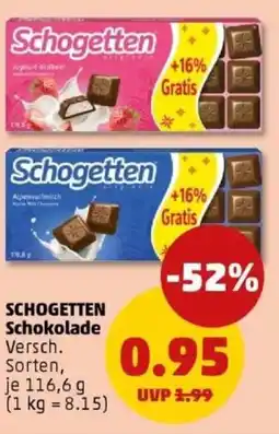 PENNY SCHOGETTEN Schokolade Angebot
