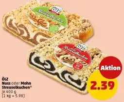 PENNY OLZ Nuss oder Mohn Streuselkuchen Angebot