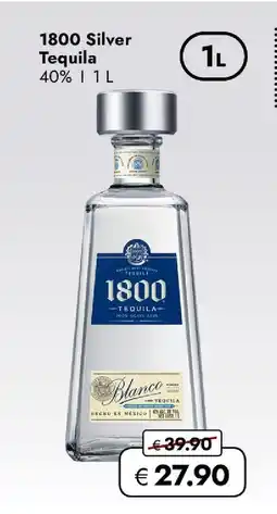 Travel Free 1800 silver tequila Angebot