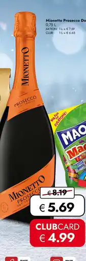 Travel Free Mionetto prosecco doc treviso Angebot