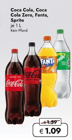 Travel Free Coca cola coca cola, coca cola zero, fanta, sprite Angebot